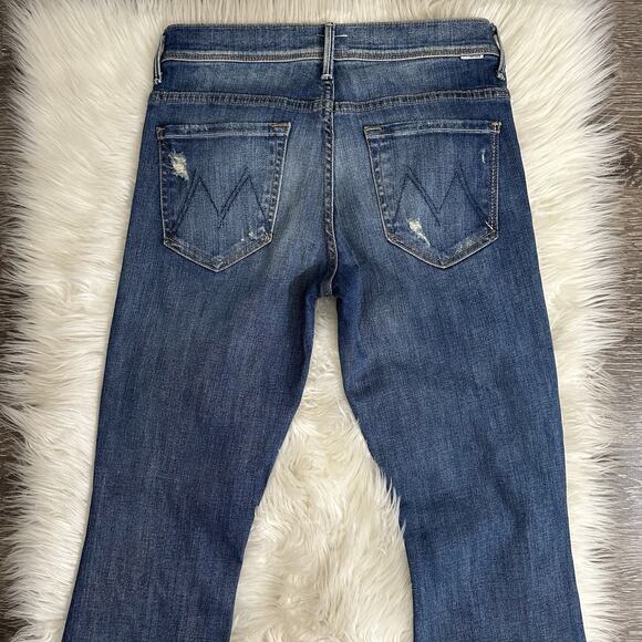 MOTHER Denim Jeans The Cruiser in Rought It Up Size 28 Boot Flare - Picture 4 of 7